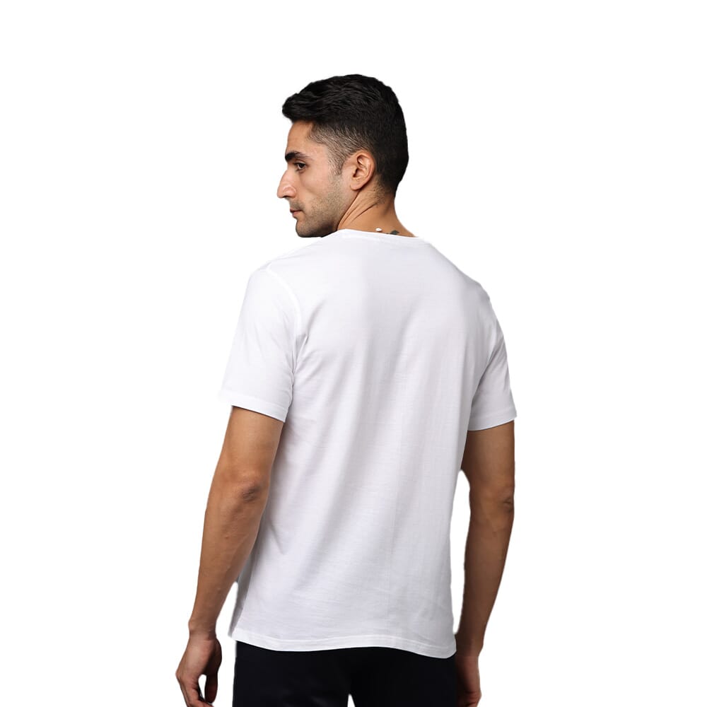 Greys&Blues Pima Round neck T-Shirt-White